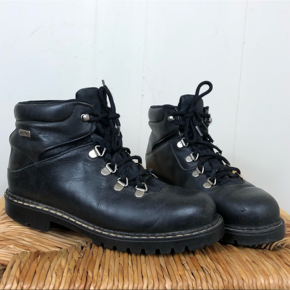 Vintage Sorel Leather Winter Boots Sz 6